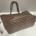 Louis Vuitton Damier Ebene Neverfull MM Tote Bag, Brown - tote bag