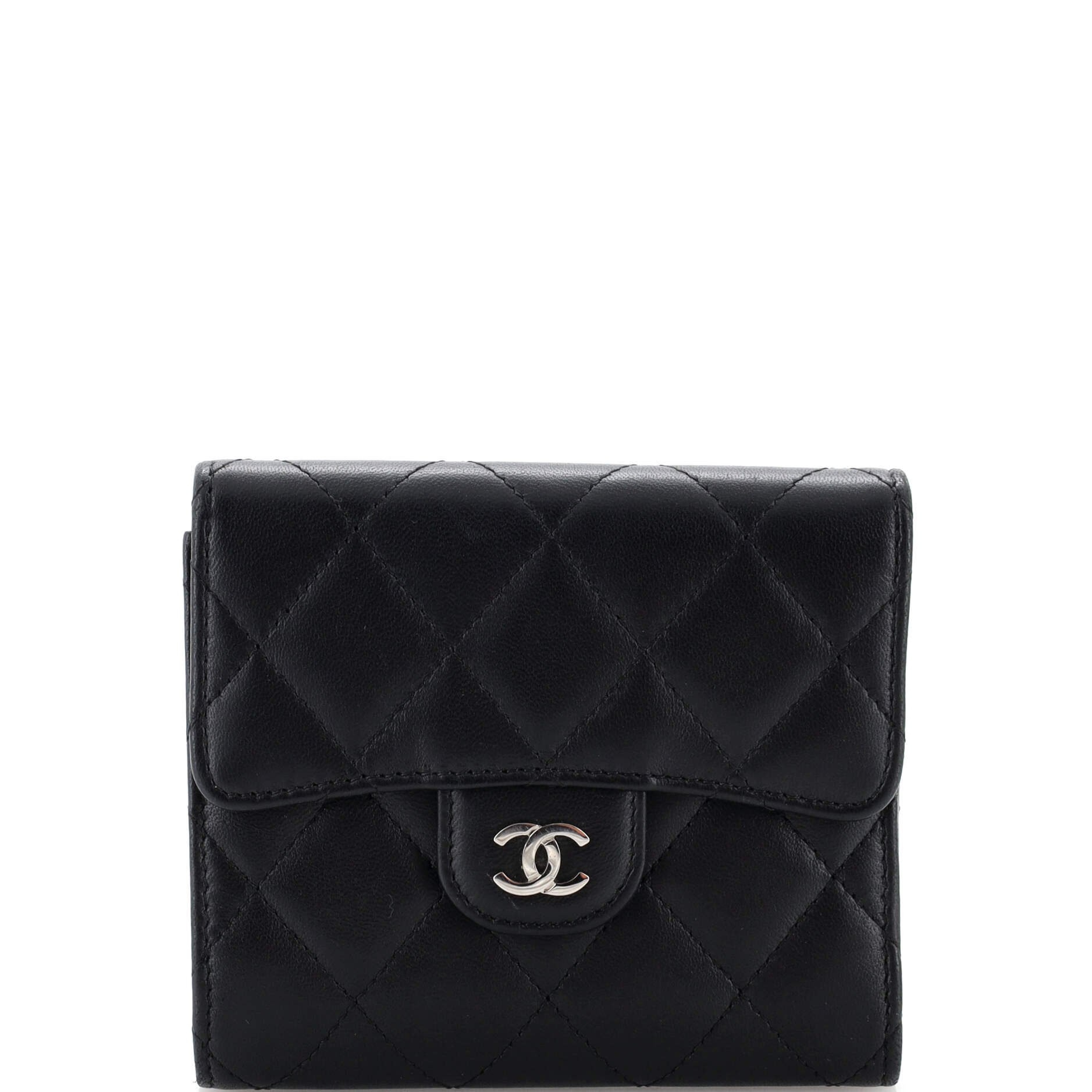 CHANEL CC Compact Classic Flap Wallet Quilted Lambskin - Handbag & Wallet Accessories
