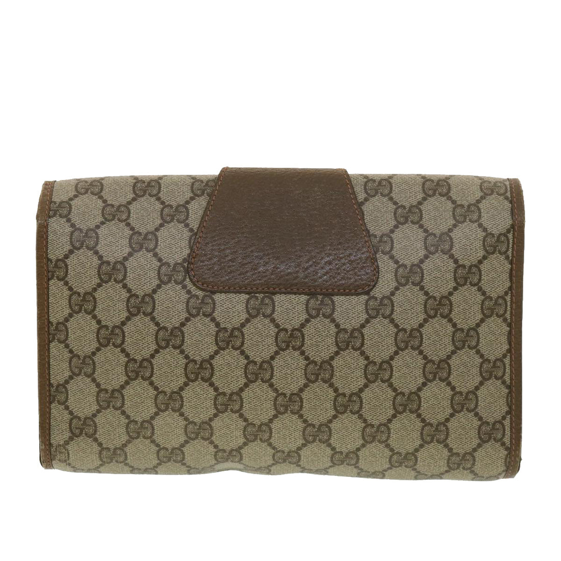 GUCCI GG Canvas Web Sherry Line Clutch Bag Beige Red Green 89.01.030  39241 - Gucci
