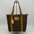 Louis Vuitton Antigua Mm Dark Brown Canvas Tote Bag - Handbags