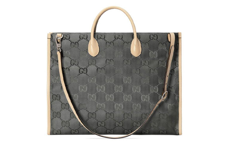 (WMNS) GUCCI Logo PatternPrint Off The GridSeries Tote HandholdBag DarkGray 630353-H9HAN-1263 - Handbag - 3
