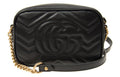 (WMNS) Gucci GG Marmont Logo Messenger Bag Black Classic 448065-DTD1T-1000 - Shoulder Bags - 3