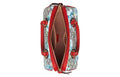 (WMNS) Gucci Blooms Logo Printing Boston handBag Small Blue / Red Classic 546314-KU2IG-8492 - HandBag - 3