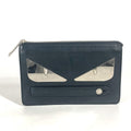 FENDI Clutch bag 7VA350 leather black Monster Bugs mens Used - Handbags, Wallets & Cases
