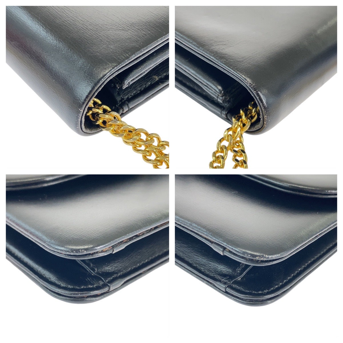 Dior Leather Chain Shoulder Bag Clutch - 3