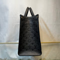 LOUIS VUITTON Onthego MM Black Empreinte Giant Monogram Tote Bag - Tote - 3