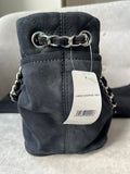 Chanel Natural Beauty Tote in Black Suede Nubuck Caviar with Silver Hardware - 8