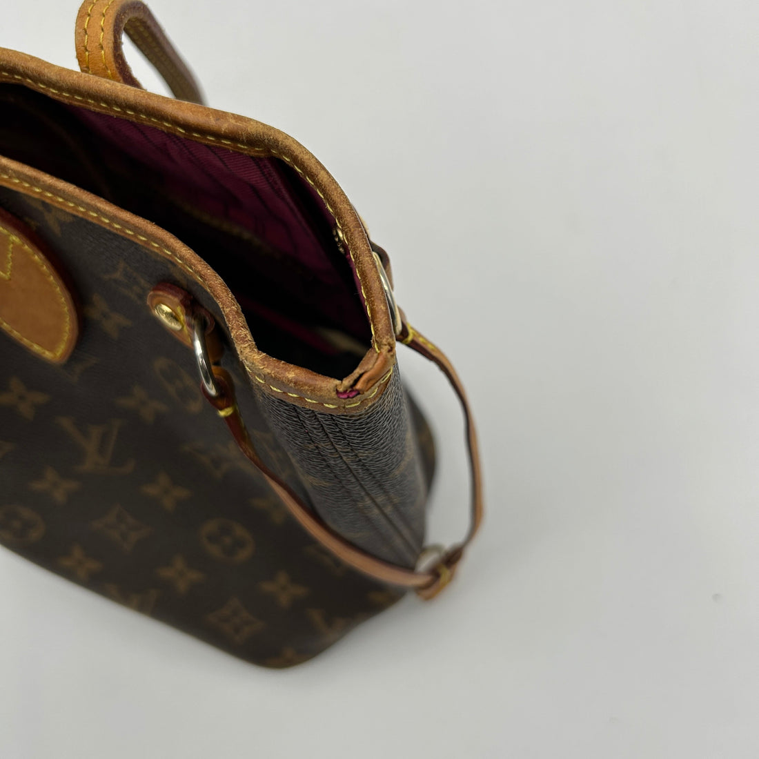 Louis Vuitton Neverfull MM Monogram Brown Shoulder Tote Bag - Handbags
