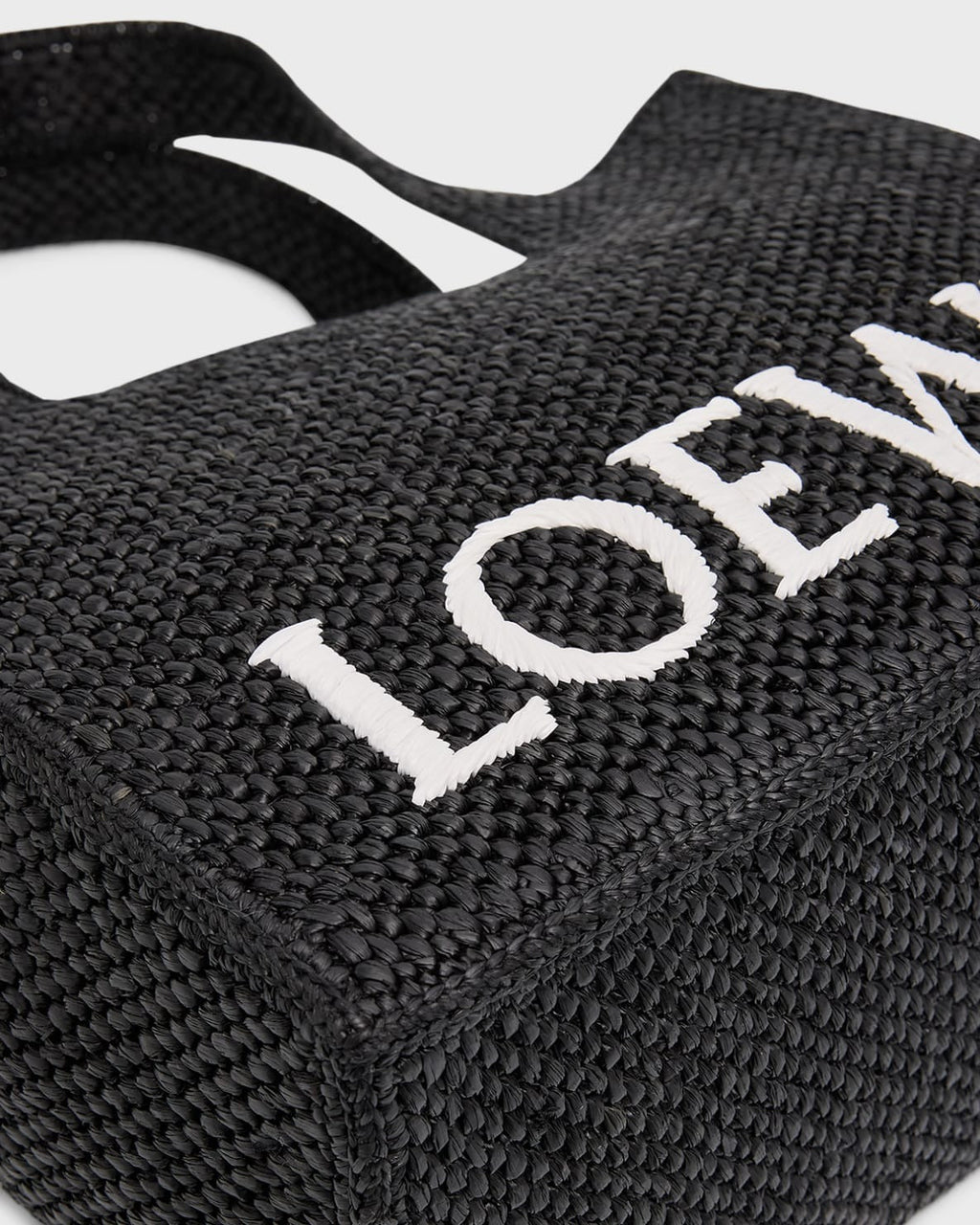 SAINT LAURENT Hobo YSL Shoulder Bag in Raffia