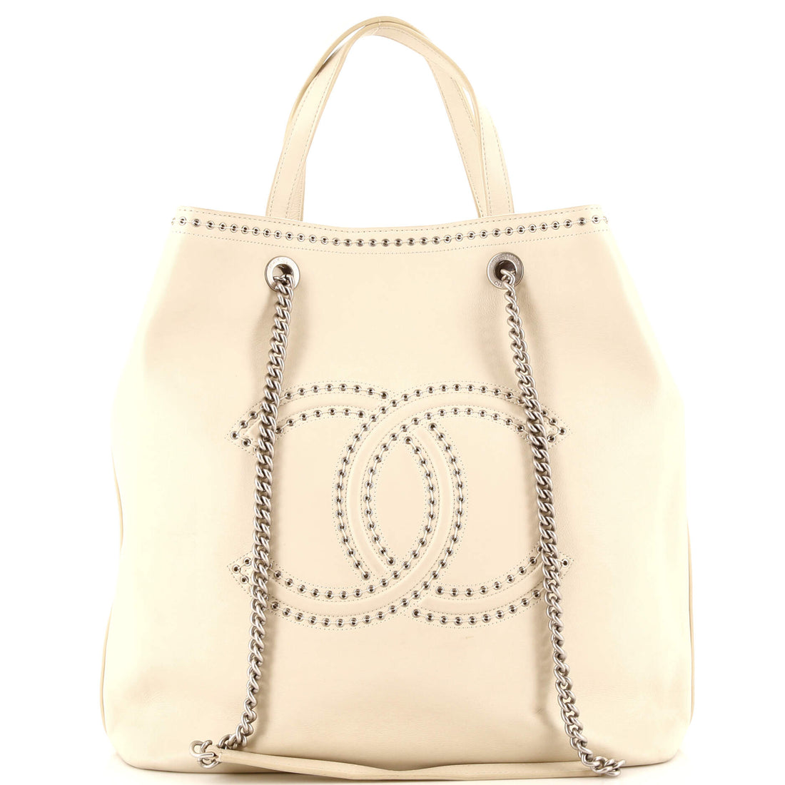 CHANEL Coco Eyelets Shopping Tote Calfskin Large - Handbag & Wallet Accessories