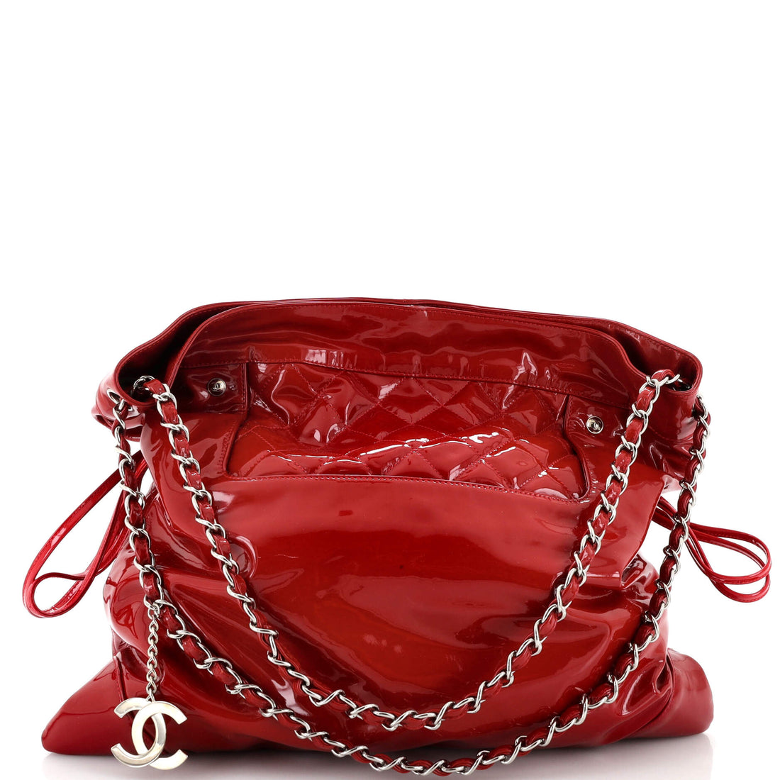 CHANEL 31 Drawstring Tote Quilted Patent Large - Handbag & Wallet Accessories