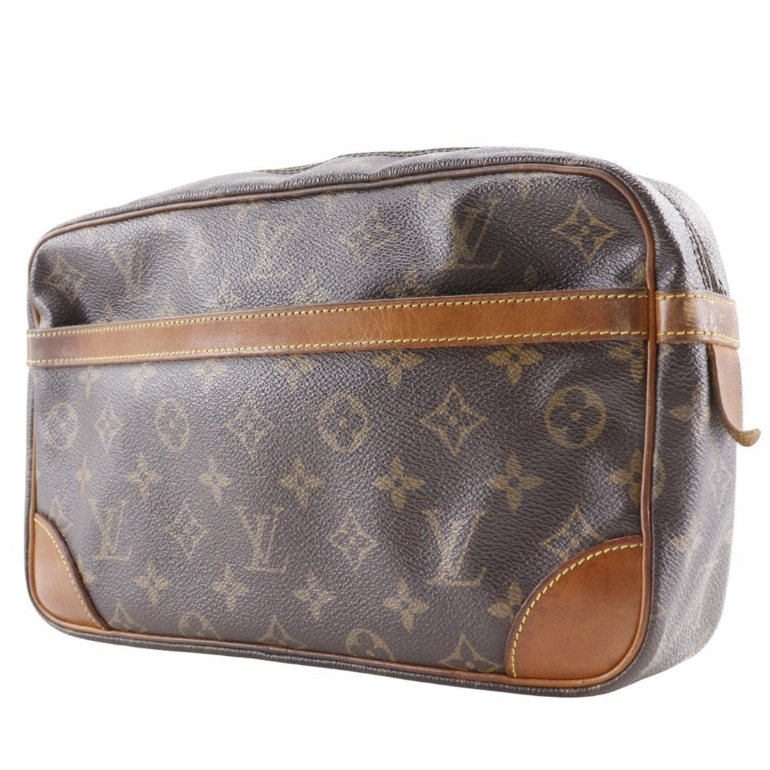 Louis Vuitton Monogram Canvas Clutch Bag (Pre-Owned) - women/handbags/clutches