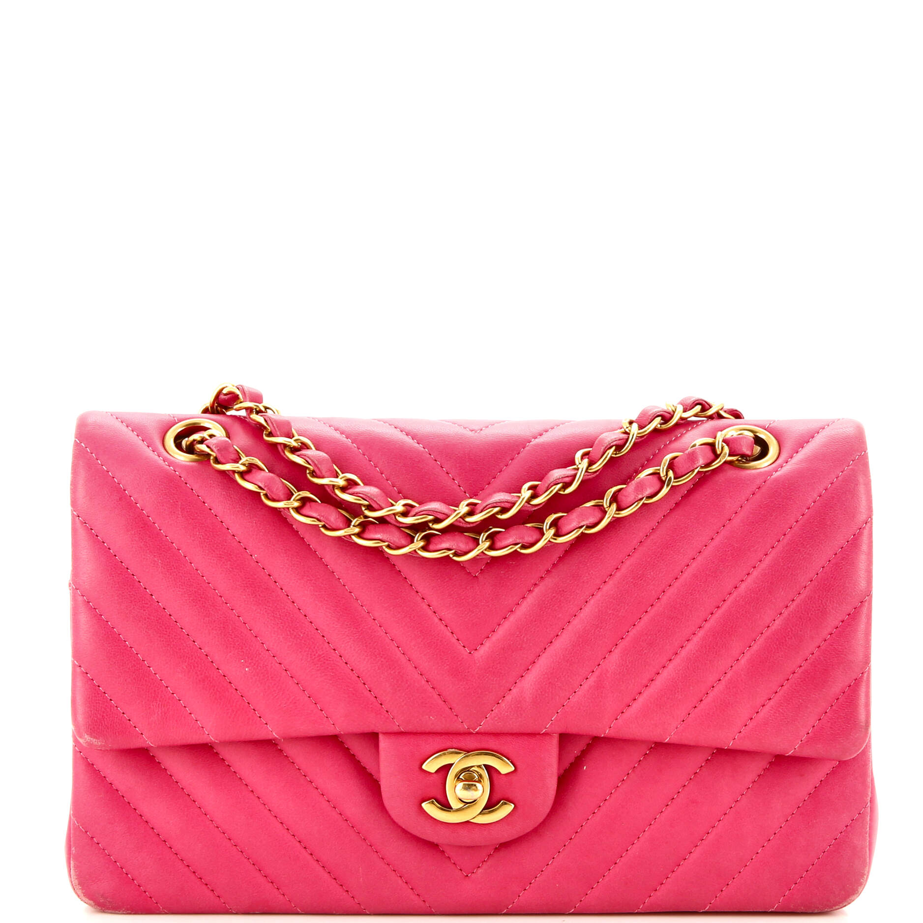 CHANEL Classic Double Flap Bag Chevron Calfskin Medium - Handbag & Wallet Accessories