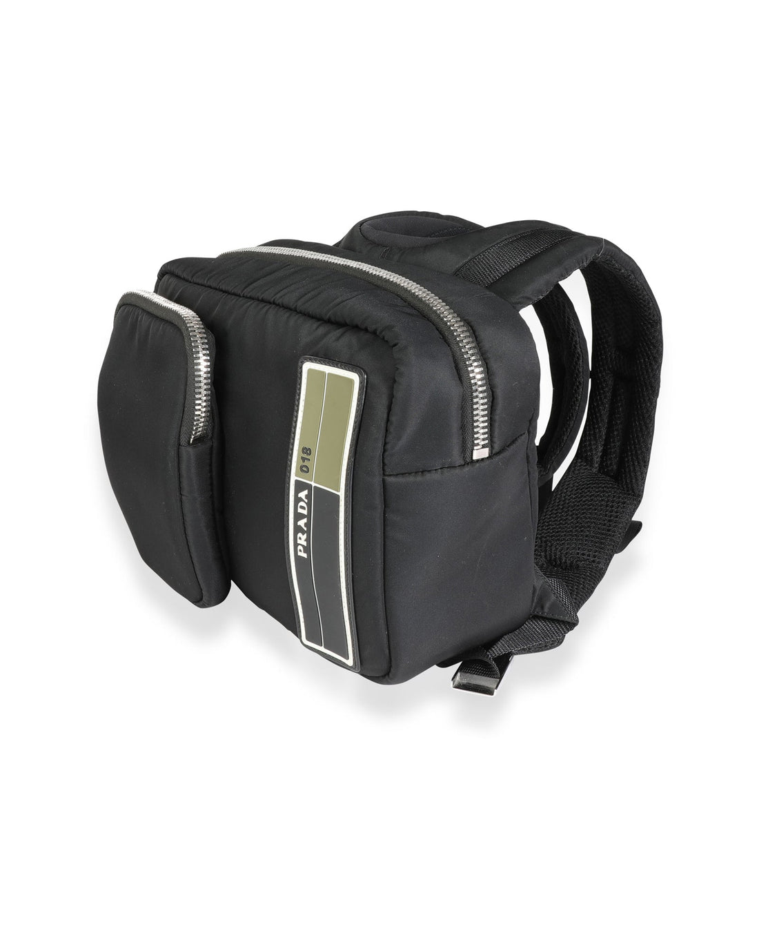 Prada Black Tessuto Pocket Nylon Technical Backpack