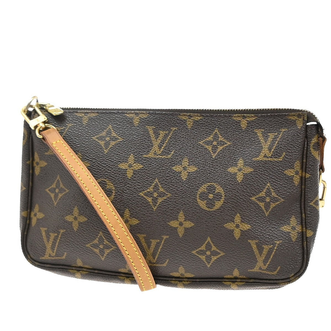 Louis Vuitton Pochette Accessoire Canvas Clutch Bag (Pre-Owned) - women/handbags/clutches