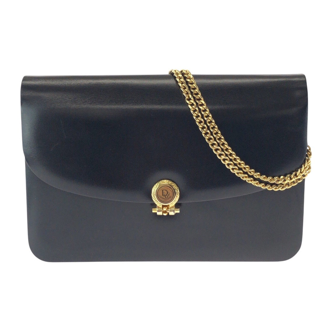 Dior Shoulder Bag leather Black GoldMetal Shoulder Bag Clutch Bag Women Used - Handbags, Wallets & Cases