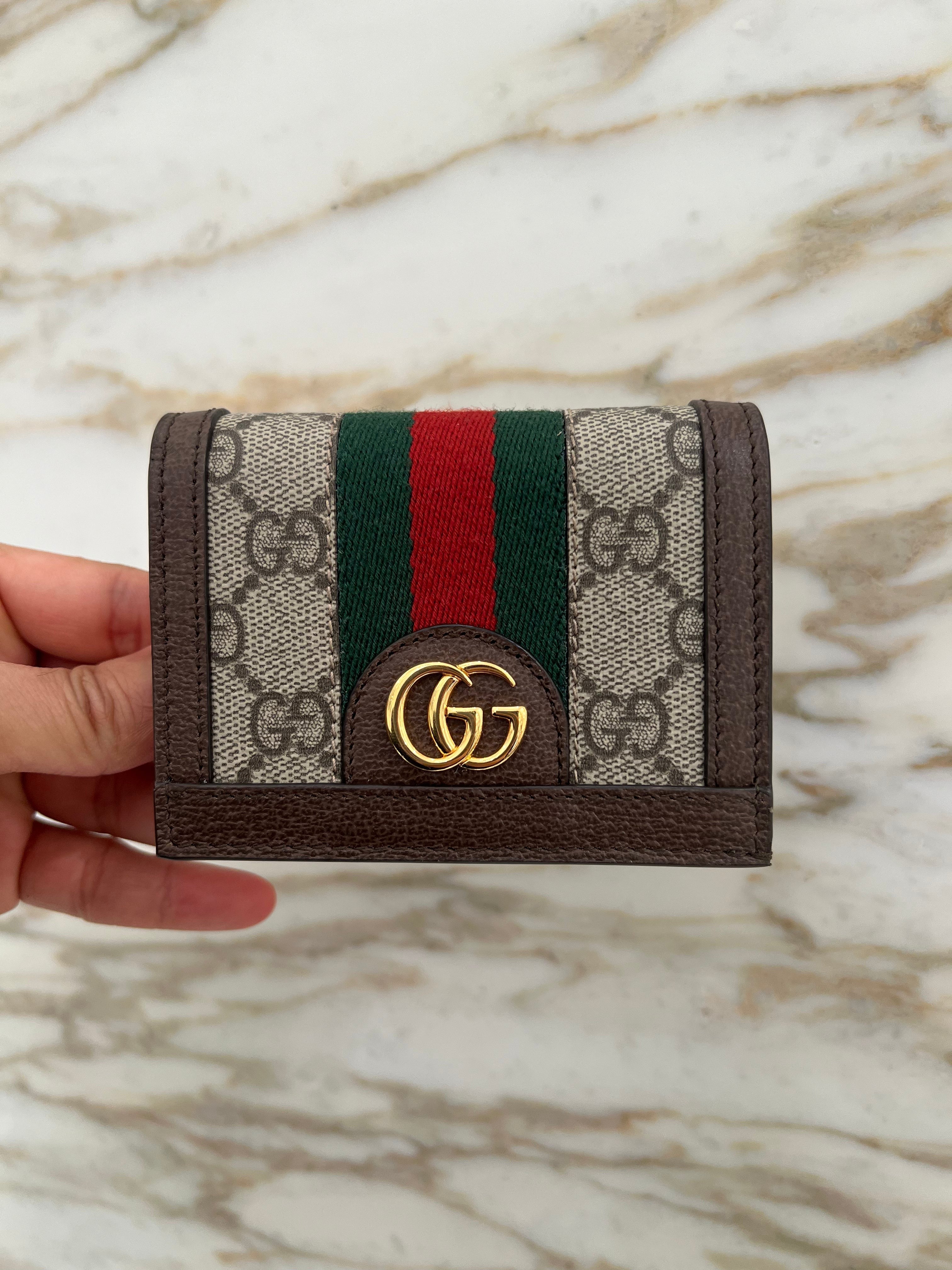 GG Gucci OPHIDIA CARD CASE WALLET