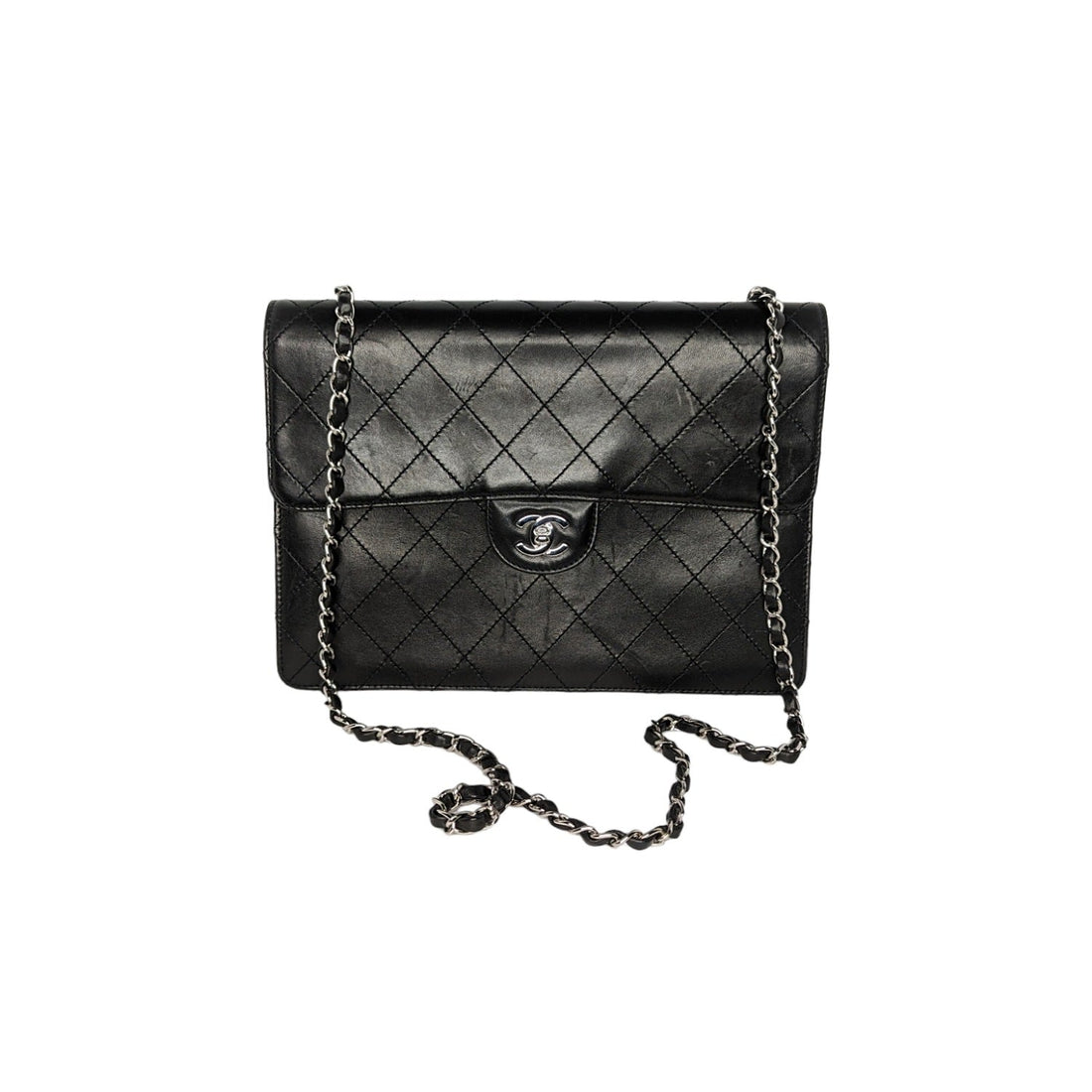 Chanel Vintage Square Classic Single Flap Bag Lambskin - Handbags, Wallets & Cases