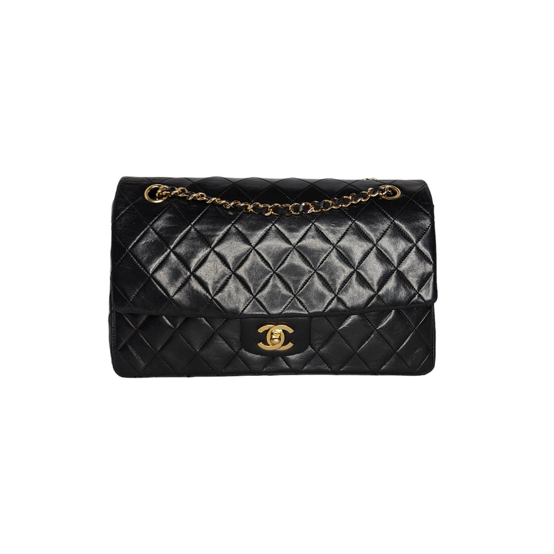 Chanel Vintage Classic Quilted Lambskin Medium Single Flap with Wallet - Handbags, Wallets & Cases