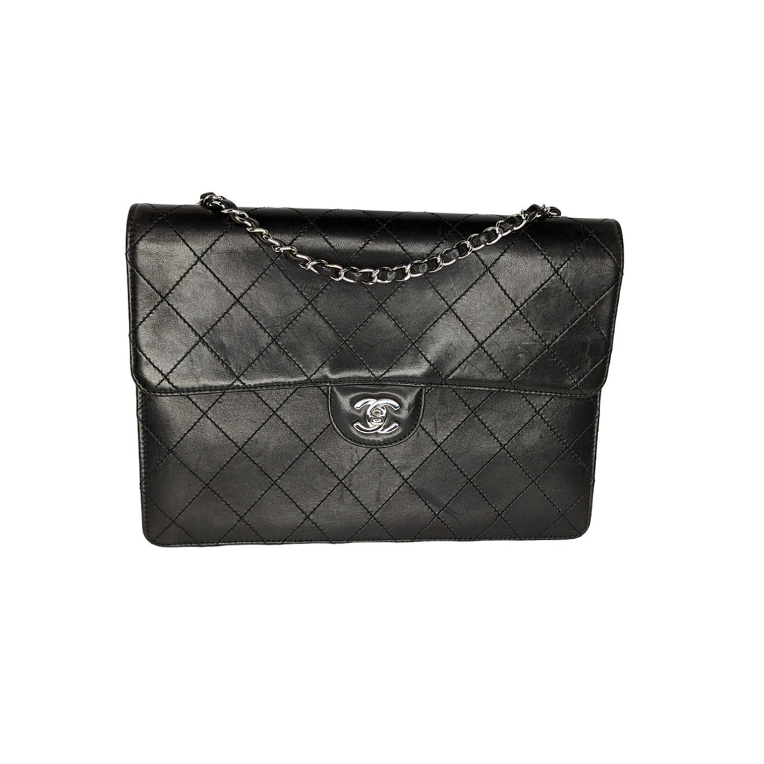 Chanel Vintage Square Classic Single Flap Bag Lambskin - Handbags, Wallets & Cases