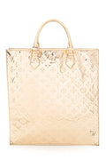Louis Vuitton Gold Monogram Mirror PVC Top Handle Tote - Handbag - 11