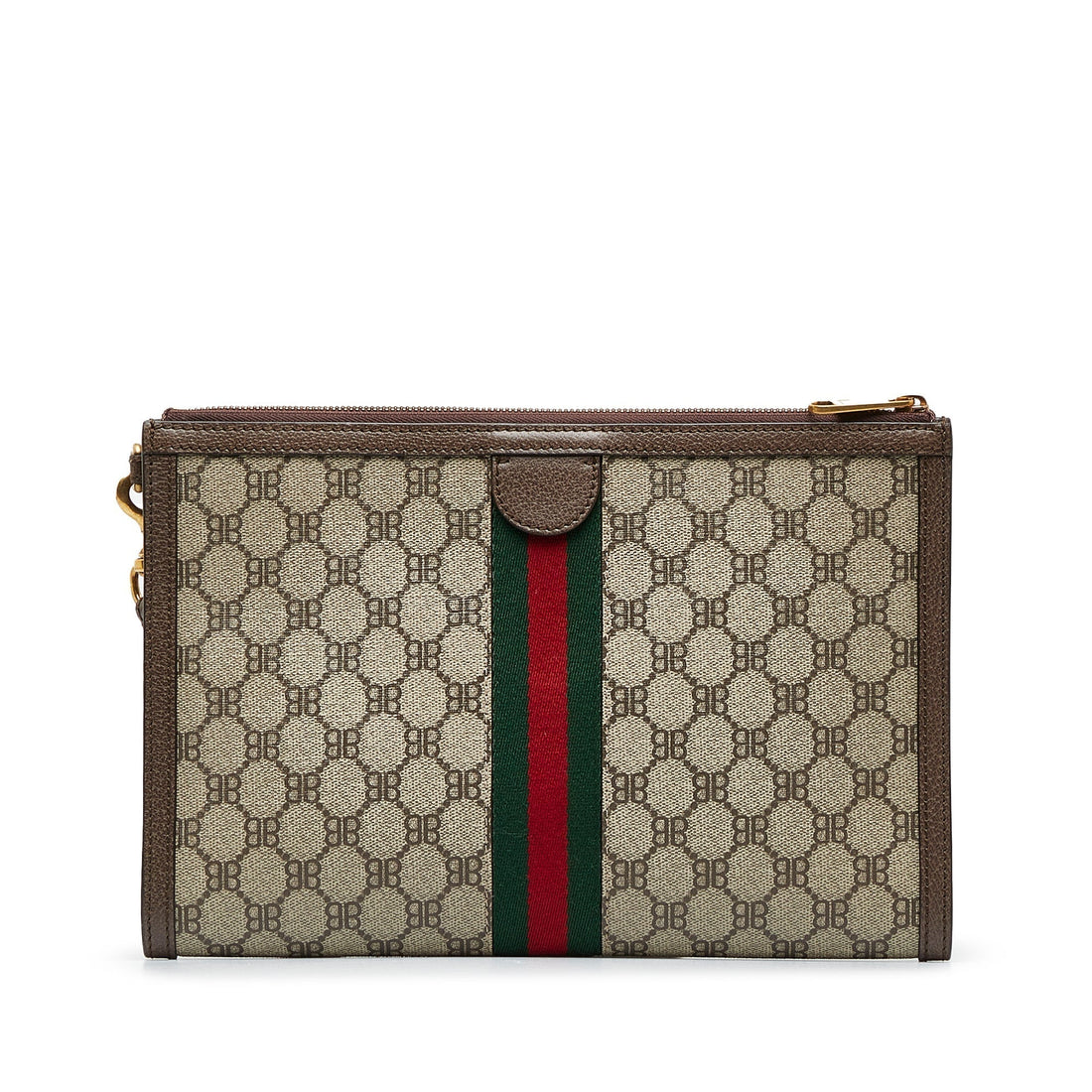 GUCCI X Balenciaga BB Supreme Ophidia Web Clutch Clutch Bag - Gucci