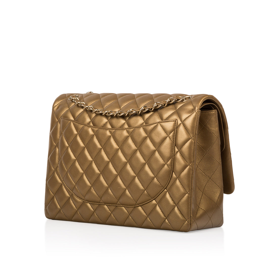 Classic Flap Bag Maxi - Gold - Shoulder Bags