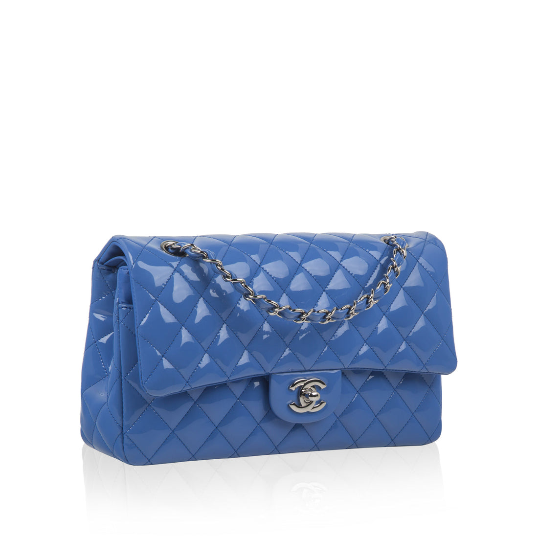 Classic Flap Bag - Medium - Patent - Shoulder Bags