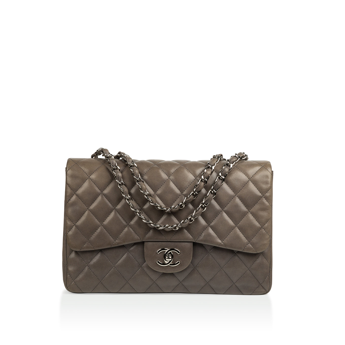 Classic Flap Bag - Jumbo - Single Flap - Shoulder Bags - 12