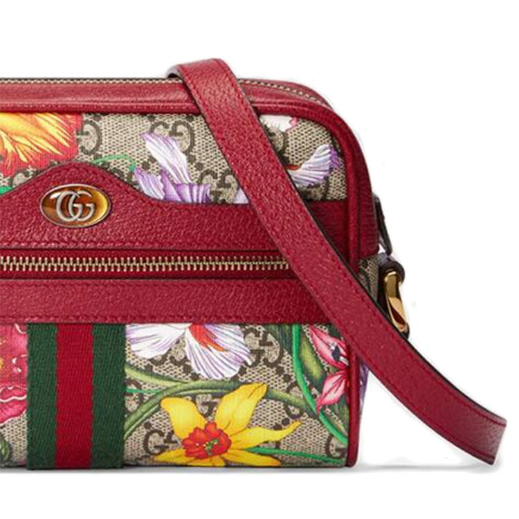 (WMNS) GUCCI Ophidia SeriesGG floral Clutch Single Shoulder Bag mini 517350-92YBC-8722 - Shoulder Bags - 5