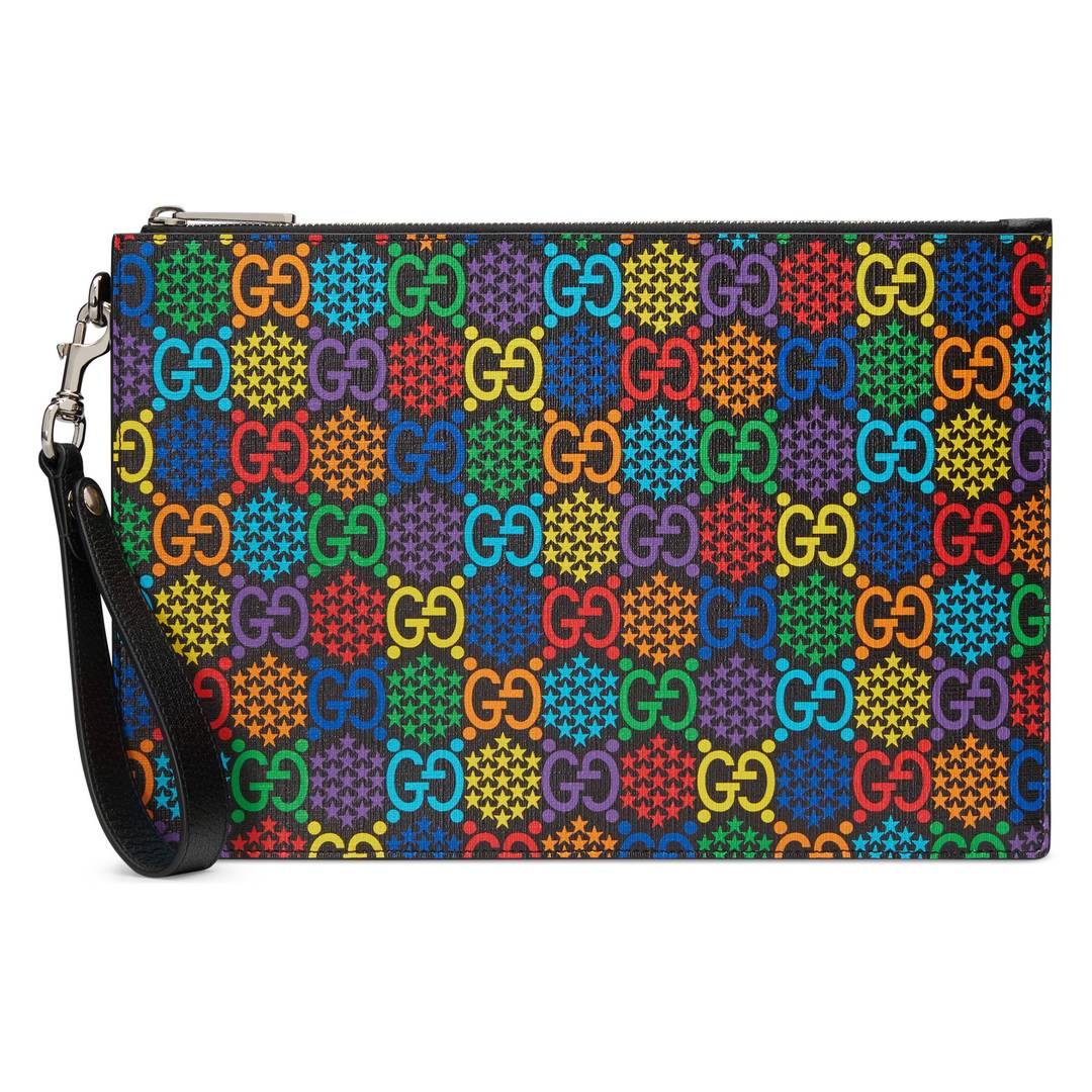Gucci GG Psychedelic Clutch - Handbag & Wallet Accessories