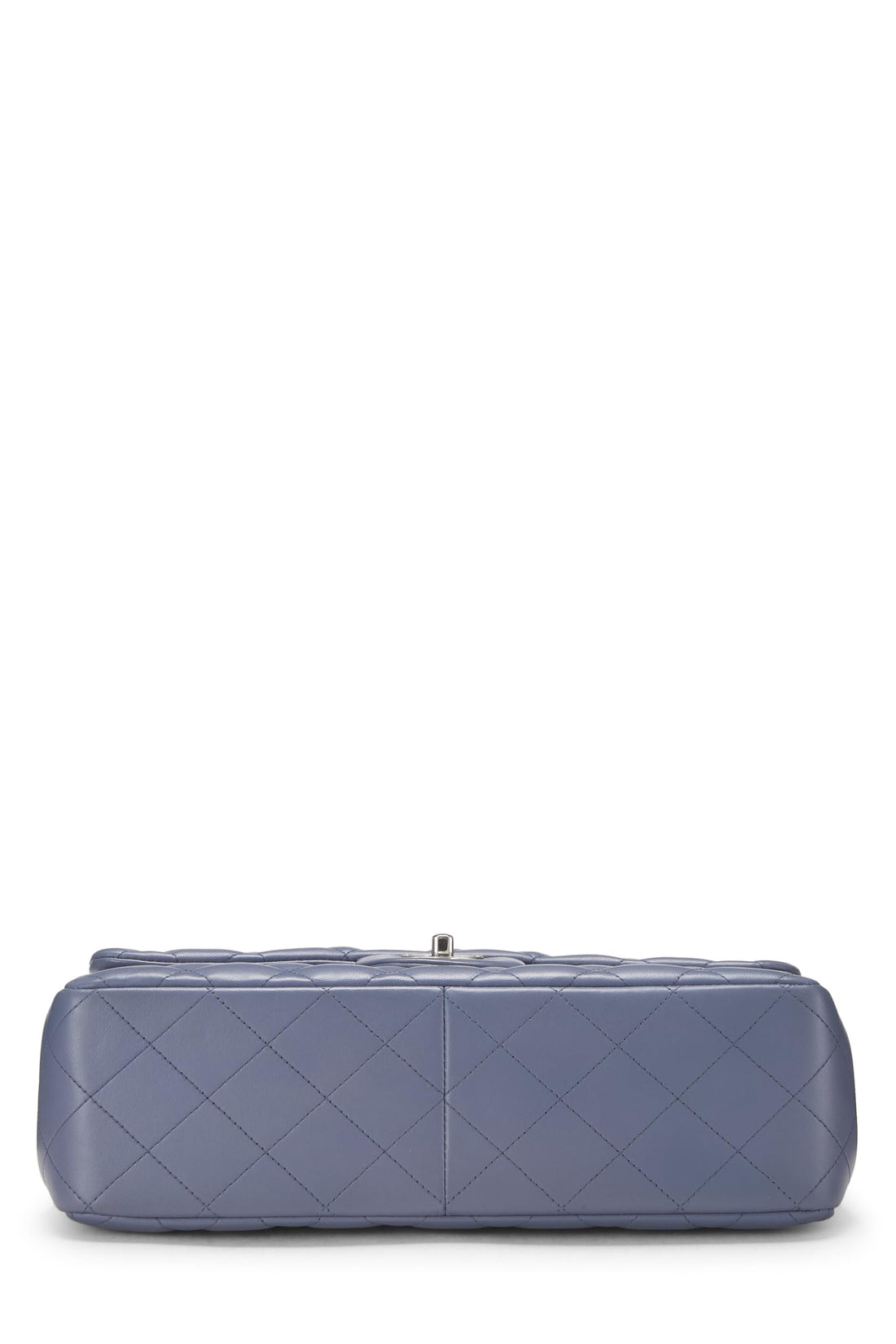 Chl,  Purple Quilted Lambskin New Classic Double Flap Jumbo, Purple - Loose Stones