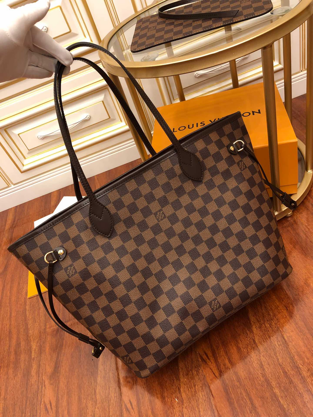 Louis Vuitton Ebene Monogram Leather Bag