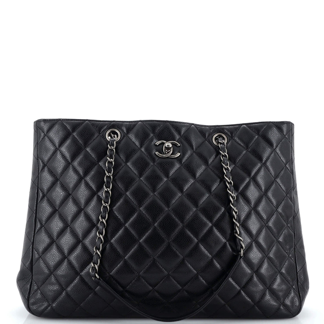 CHANEL Classic CC Shopping Tote Quilted Caviar Large - Handbag & Wallet Accessories
