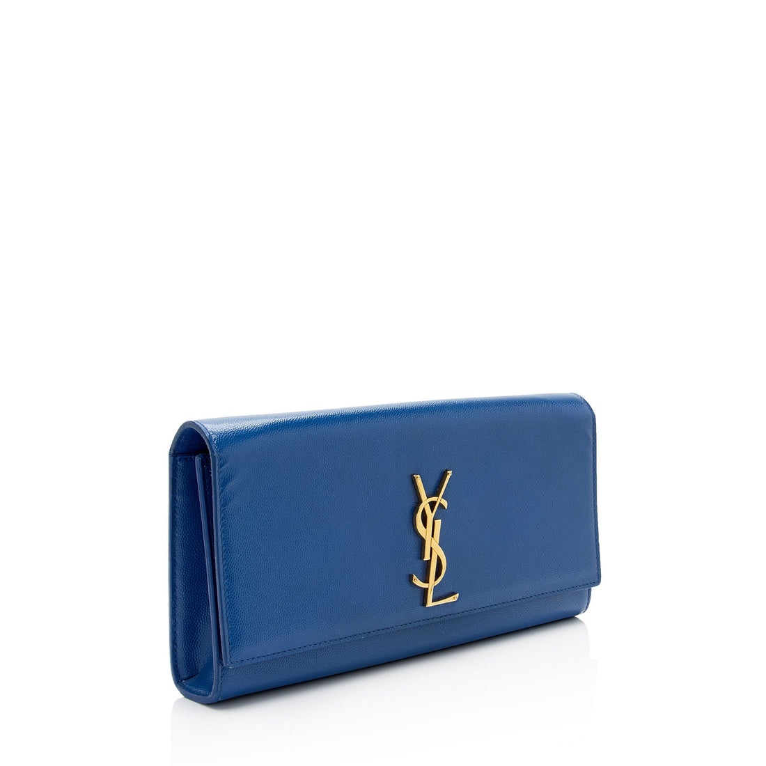 Saint Laurent Patent Leather Grain de Poudre Monogram Kate Clutch - women/handbags/clutches