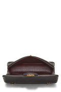 Chl,  Black Quilted Lambskin Classic Double Flap Small, Black - Loose Stones