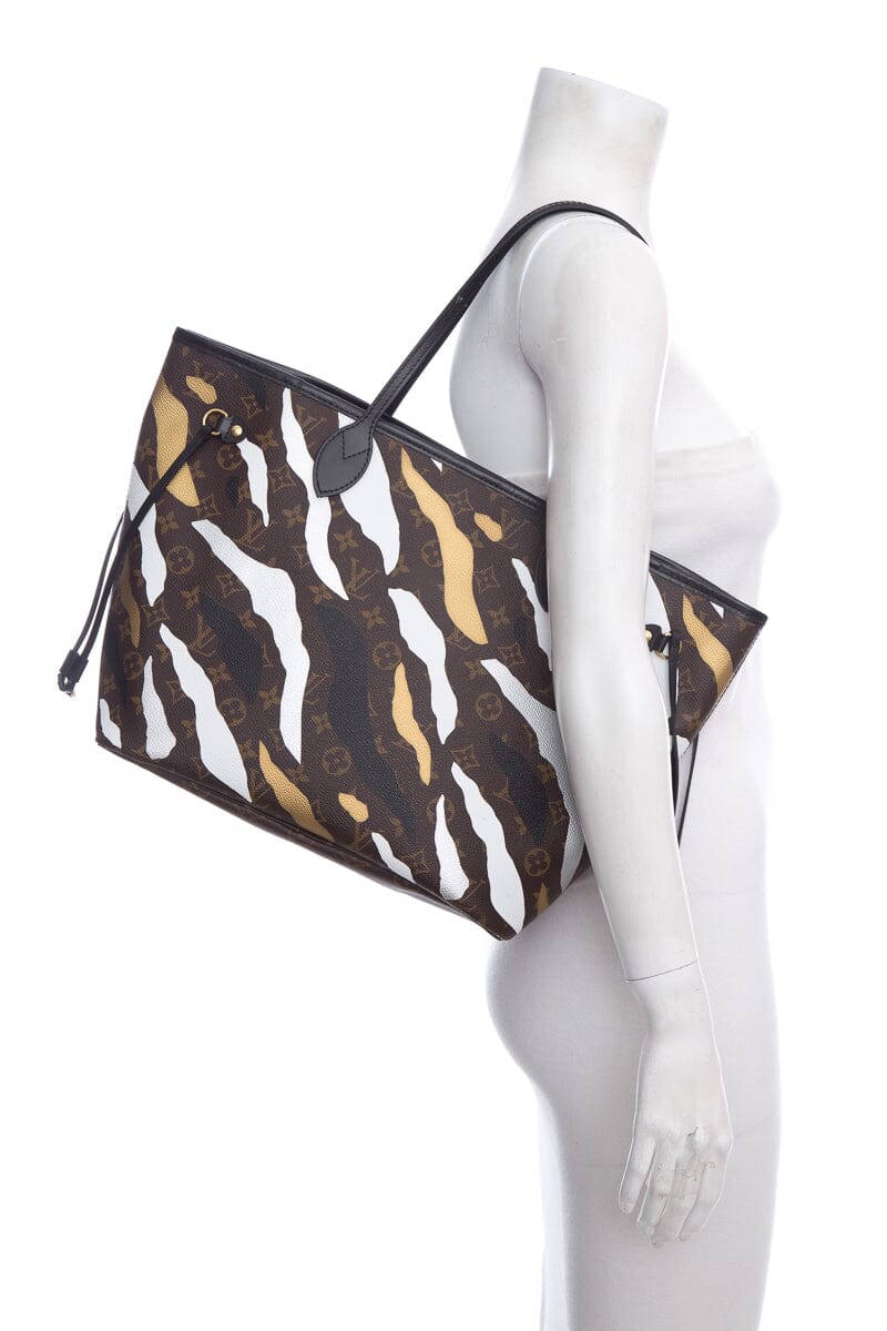 Louis Vuitton "2020"  X LOL Monogram Neverfull Gold & Silver Tote - Handbag