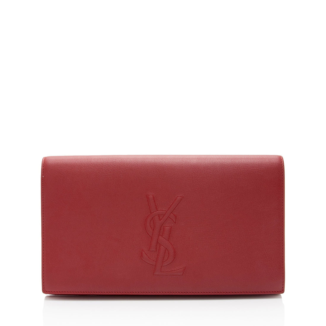 Saint Laurent Leather Belle de Jour Clutch - women/handbags/clutches