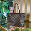 LOUIS VUITTON Neverfull MM Damier Ebene Cherry Tote - Tote - 3