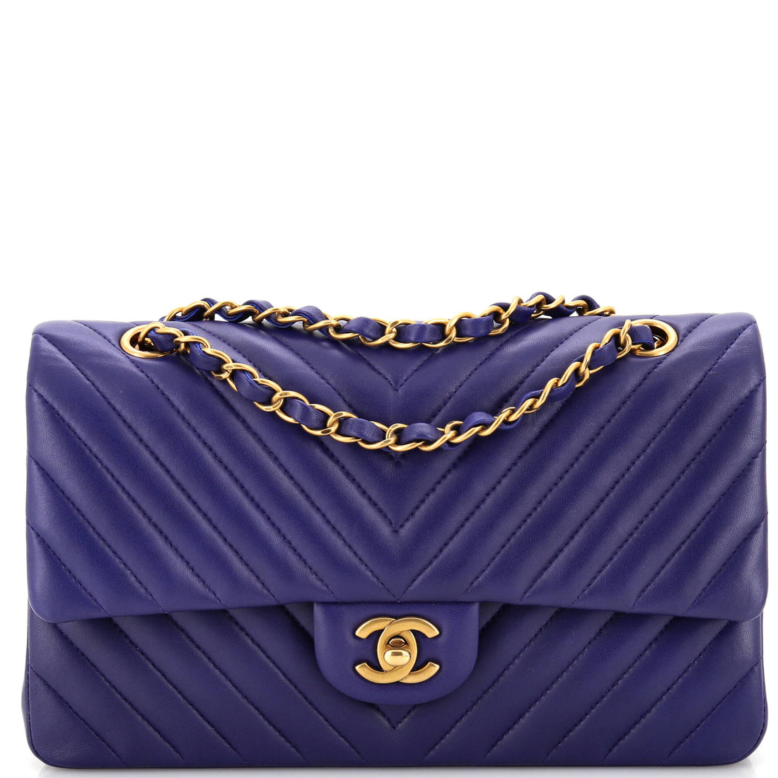 CHANEL Classic Double Flap Bag Chevron Calfskin Medium - Handbag & Wallet Accessories