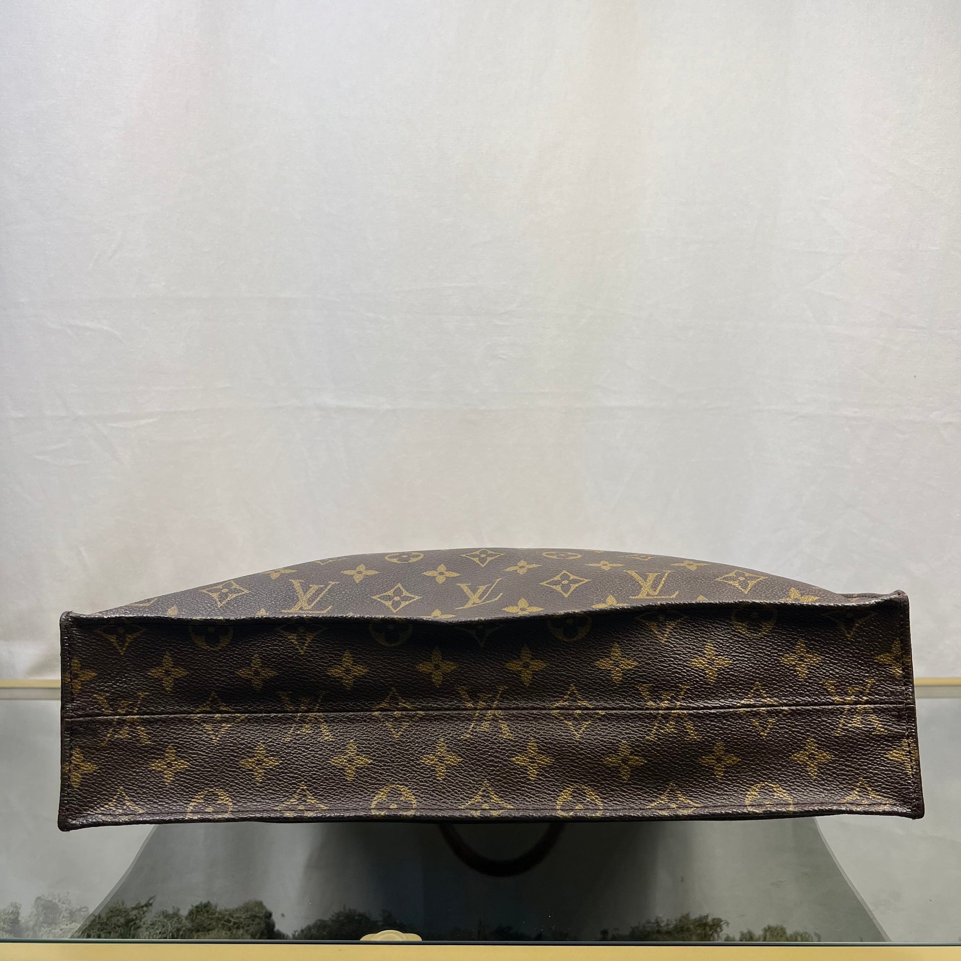 LOUIS VUITTON Sac Plat Brown Monogram Canvas Tote Bag - Tote - 4
