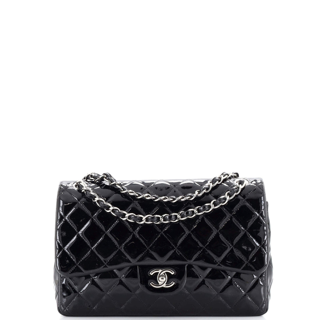 CHANEL Classic Double Flap Bag Quilted Patent Medium - Handbag & Wallet Accessories