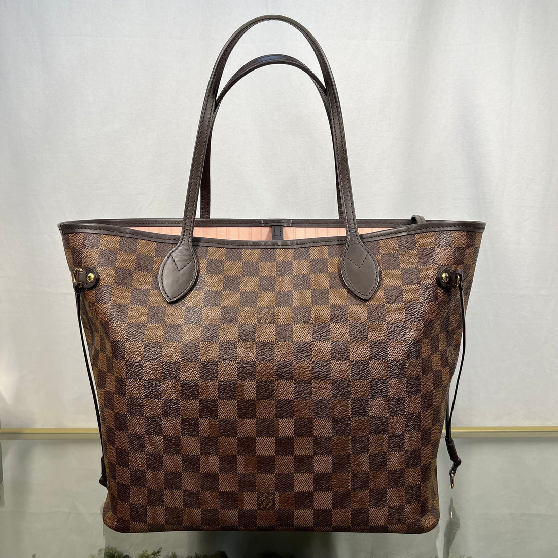 LOUIS VUITTON Neverfull MM Damier Ebene Tote - Tote