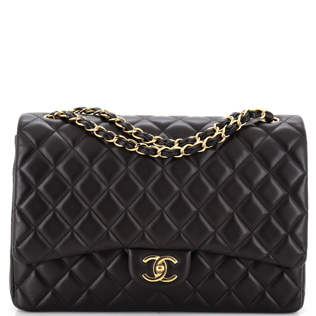 CHANEL Classic Double Flap Bag Quilted Lambskin Maxi - Handbag & Wallet Accessories