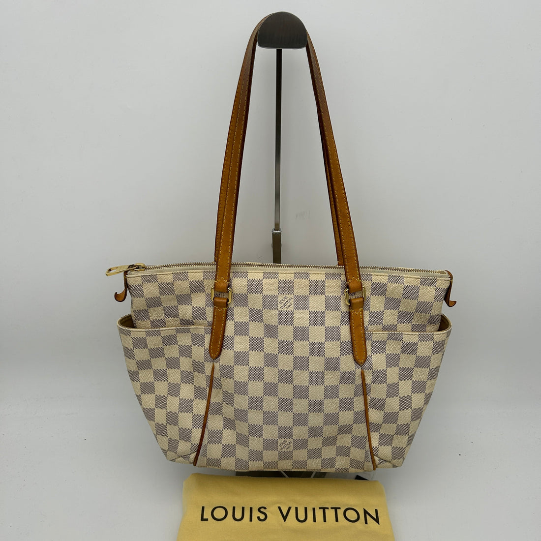 Louis Vuitton Damier Azur Totally PM Tote Bag Beige - Handbags