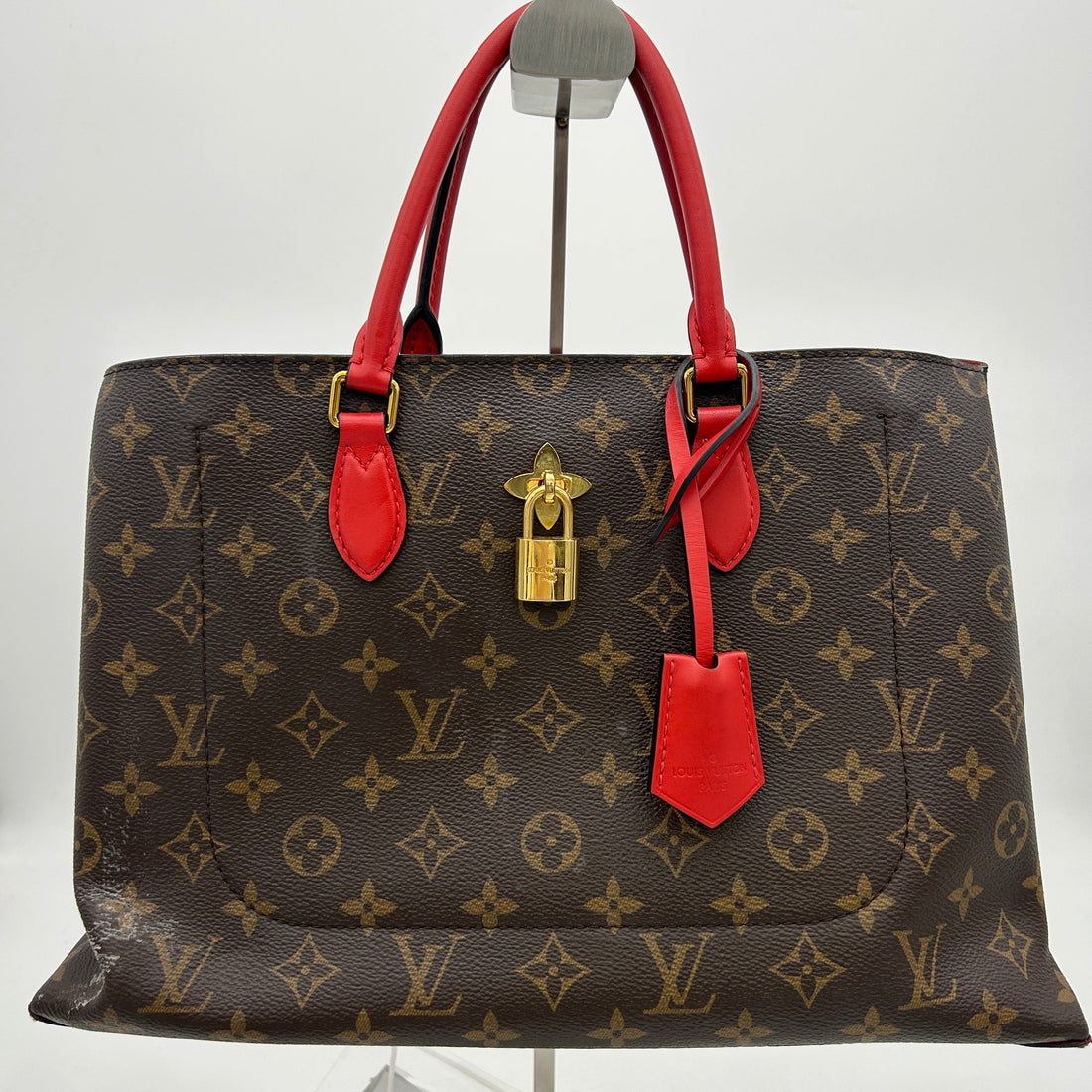 LOUIS VUITTON Monogram Flower Tote Coquelicot LA29401 - Handbags