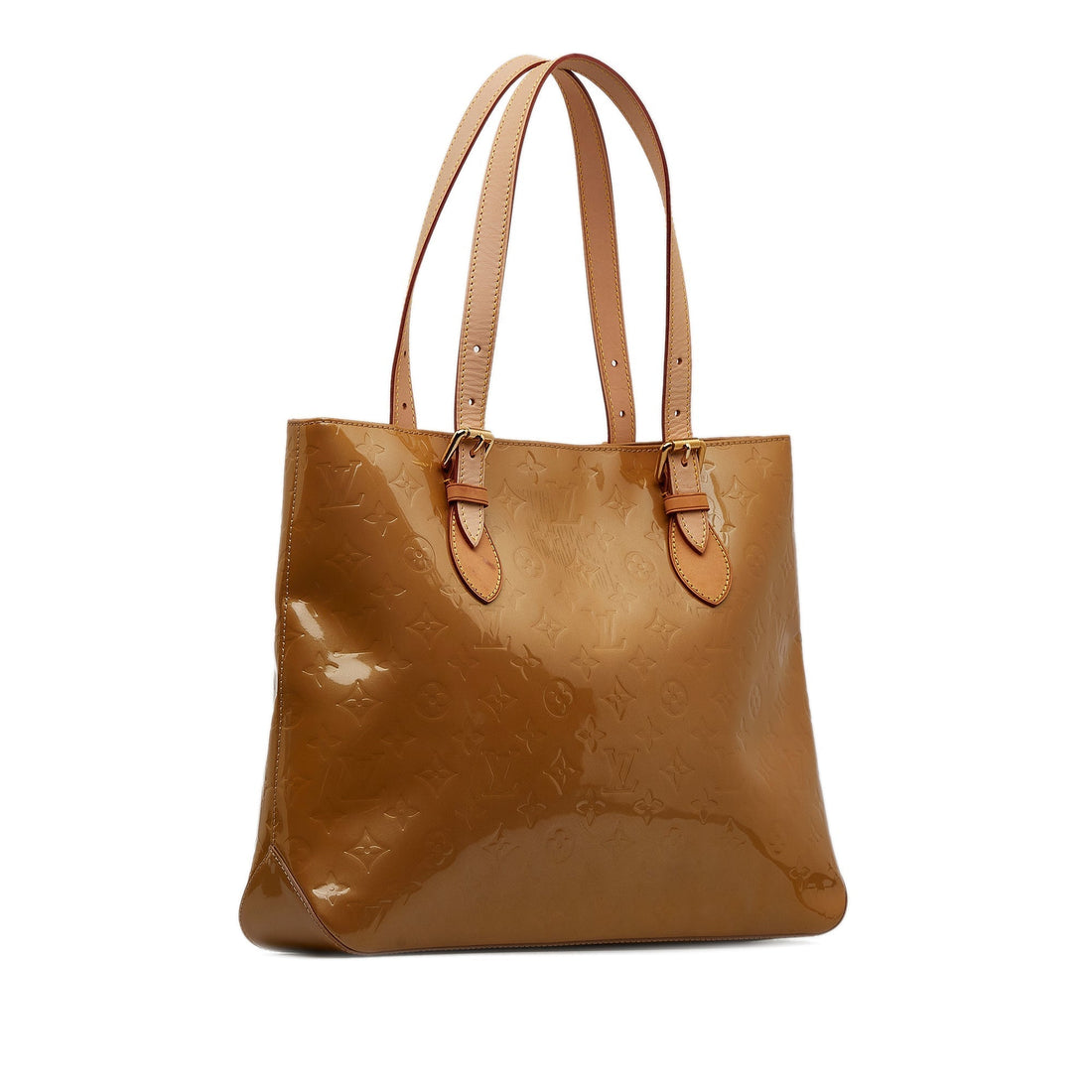Brown Louis Vuitton Monogram Vernis Brentwood Tote Bag - Handbags