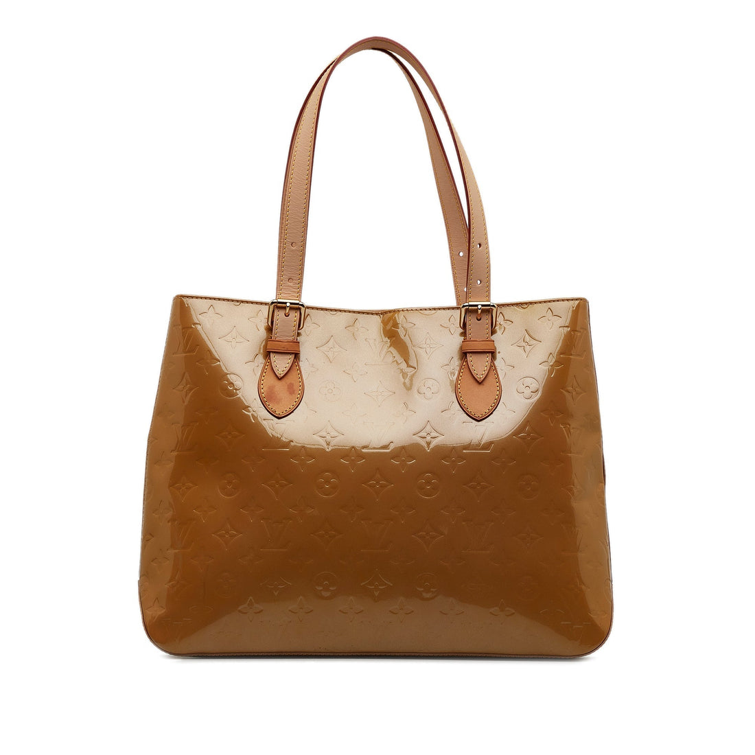 Brown Louis Vuitton Monogram Vernis Brentwood Tote Bag - Handbags