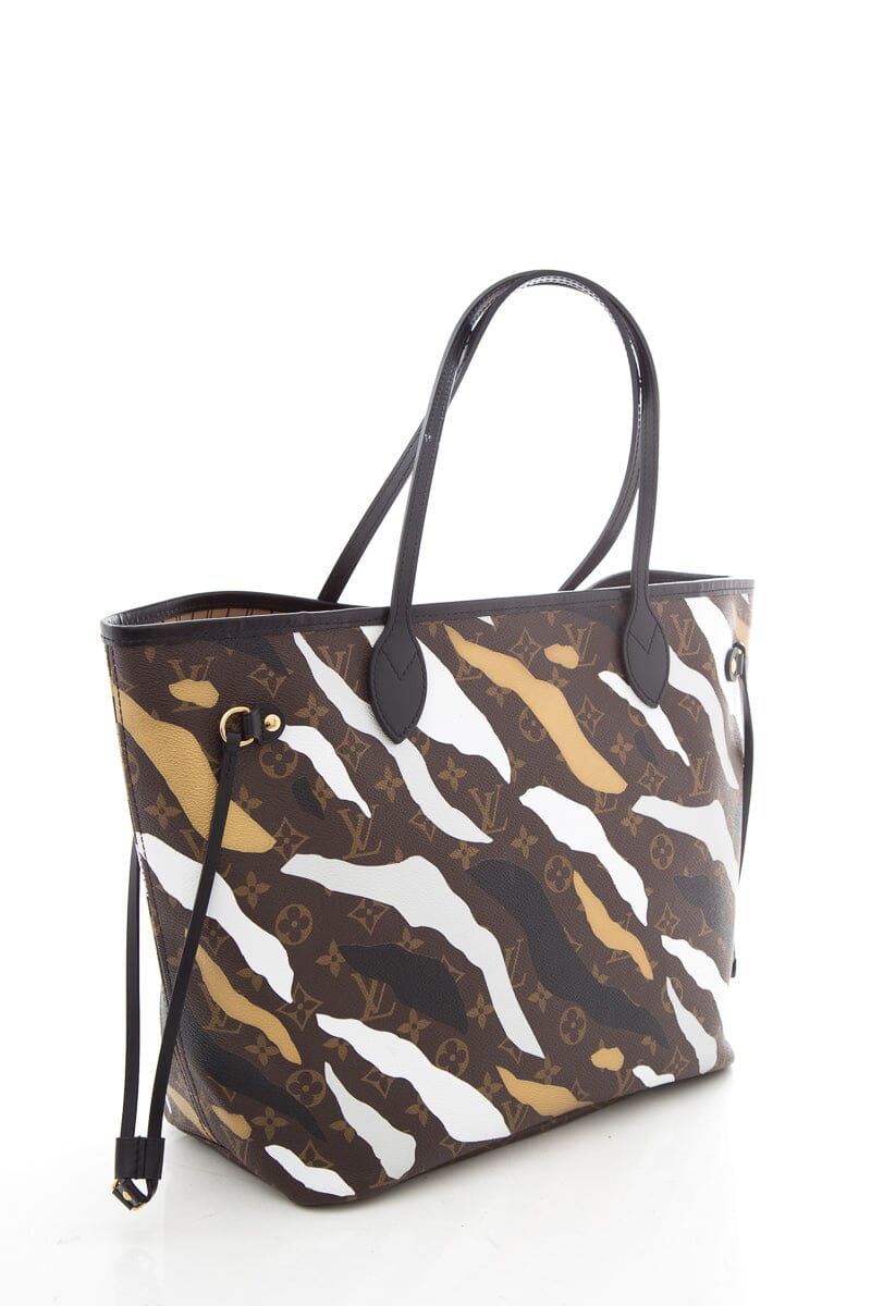 Louis Vuitton "2020"  X LOL Monogram Neverfull Gold & Silver Tote - Handbag