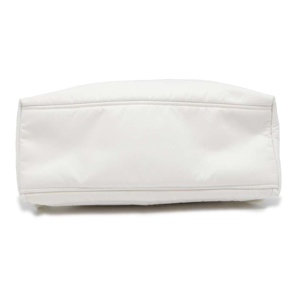 PRADA Signor Print Backpack White 1BZ072 Nylon